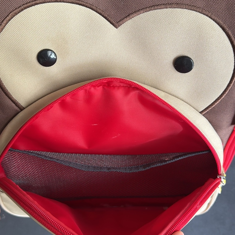 Skip Hop Kids Luggage with Wheels, Zoo, Monkey - Picture 10 of 12